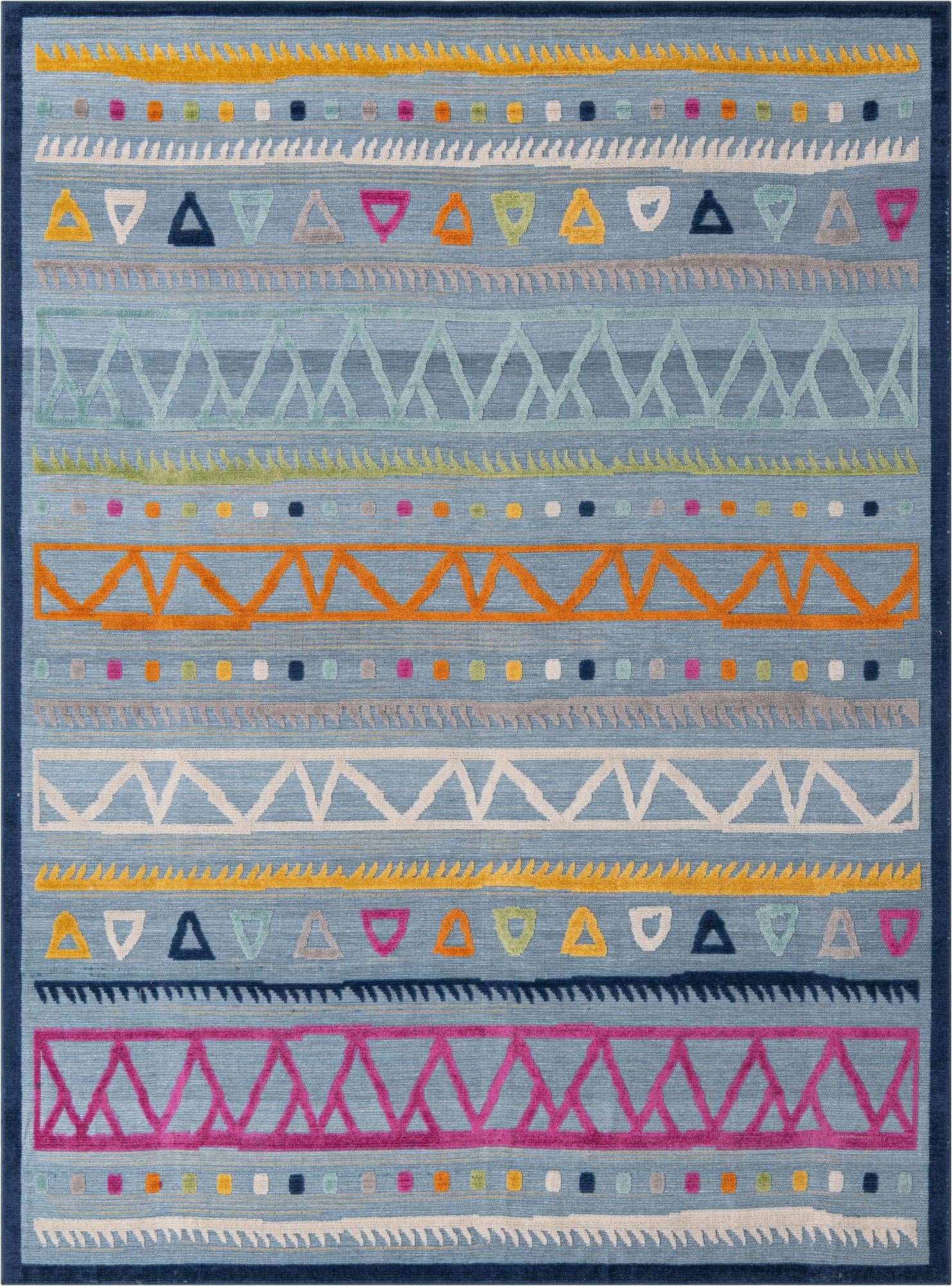  7' 5 x 9' 10  Washable  Indoor / Outdoor Rug