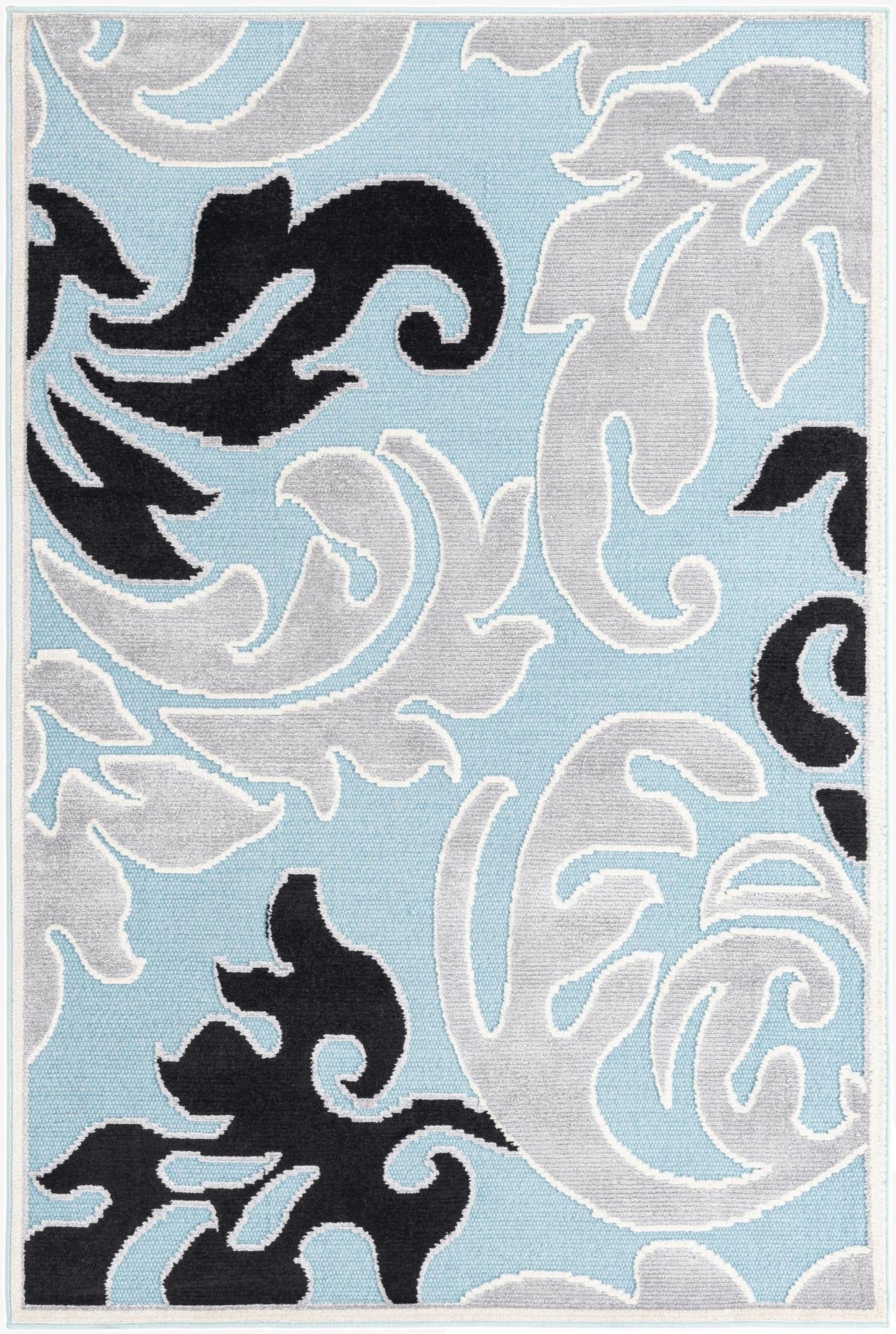  5' 3 x 7' 7  Washable  Indoor / Outdoor Rug