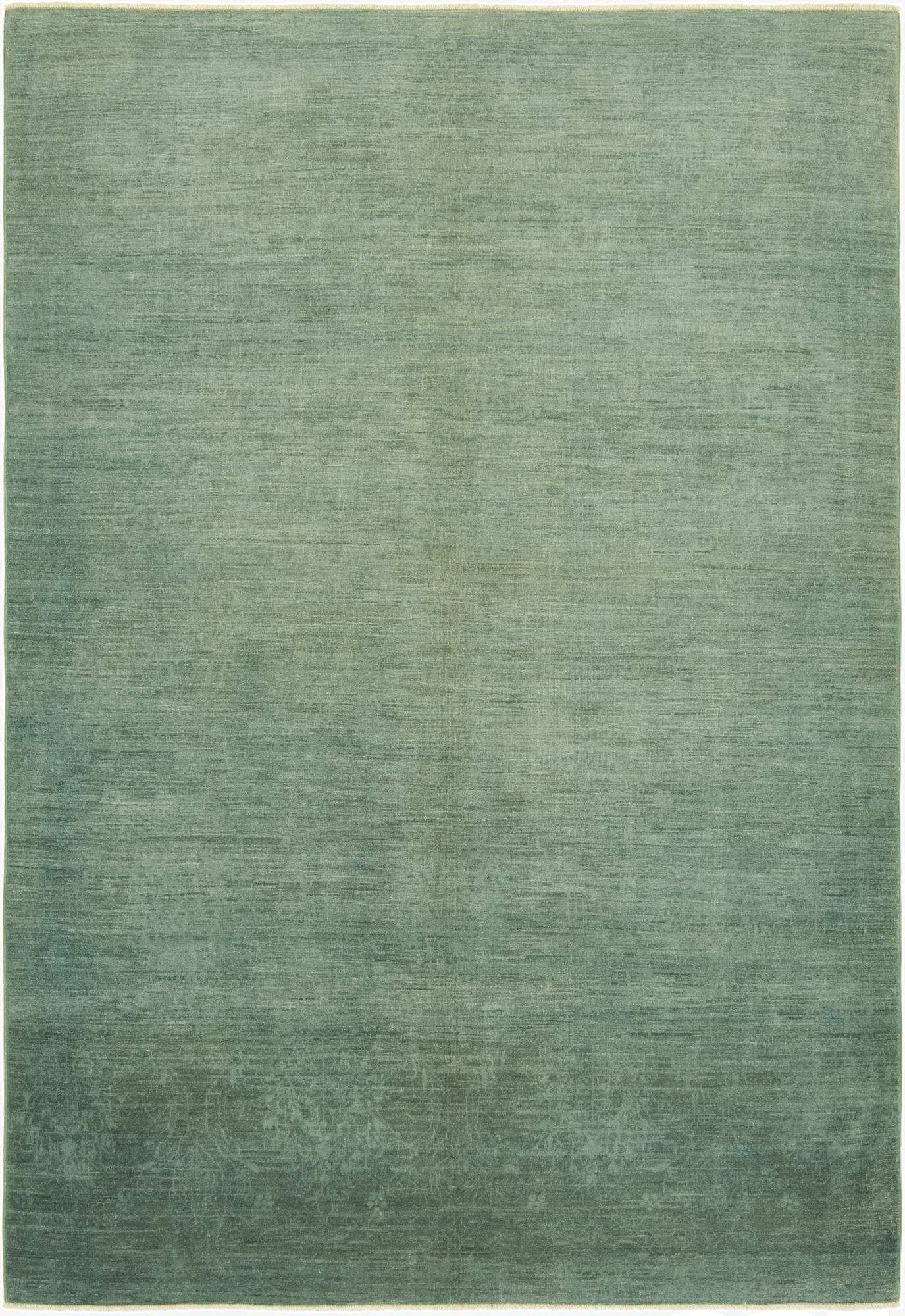  5' 10 x 8' 7  Hand Knotted Over-Dyed Ziegler Rug