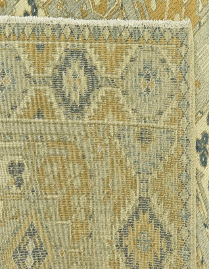 Detail image of  10' 2 x 15'  Hand Knotted Peshawar Ziegler Wool Rug