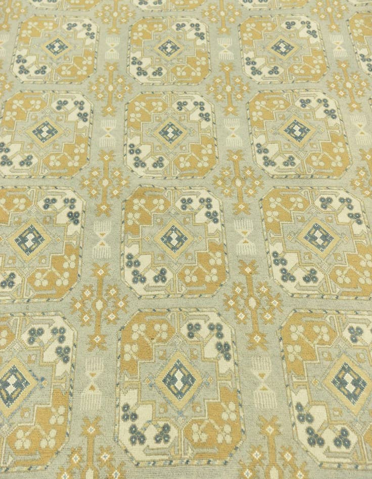 Detail image of  10' 2 x 15'  Hand Knotted Peshawar Ziegler Wool Rug