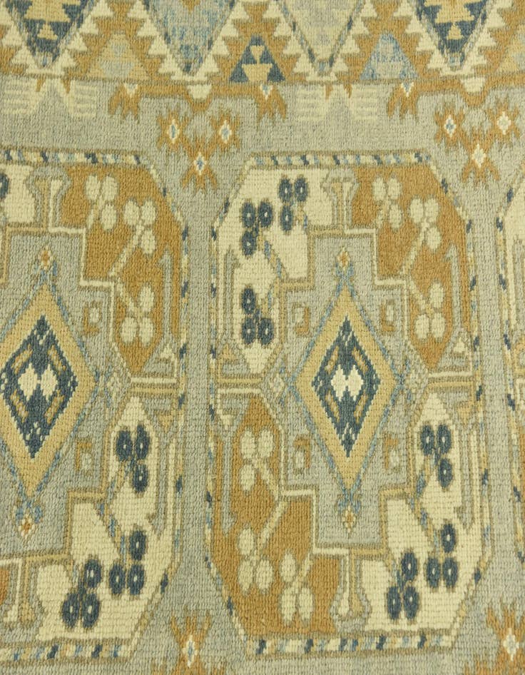 Detail image of  10' 2 x 15'  Hand Knotted Peshawar Ziegler Wool Rug