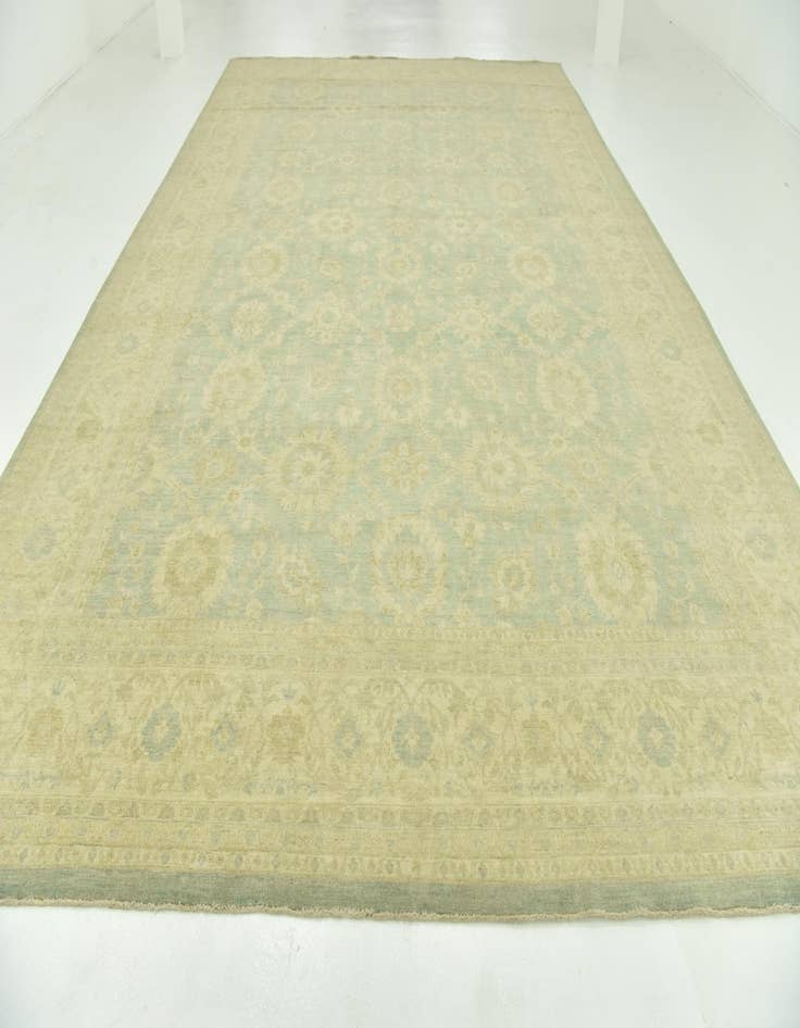 Detail image of  11' 10 x 18'  Hand Knotted Peshawar Ziegler Rug