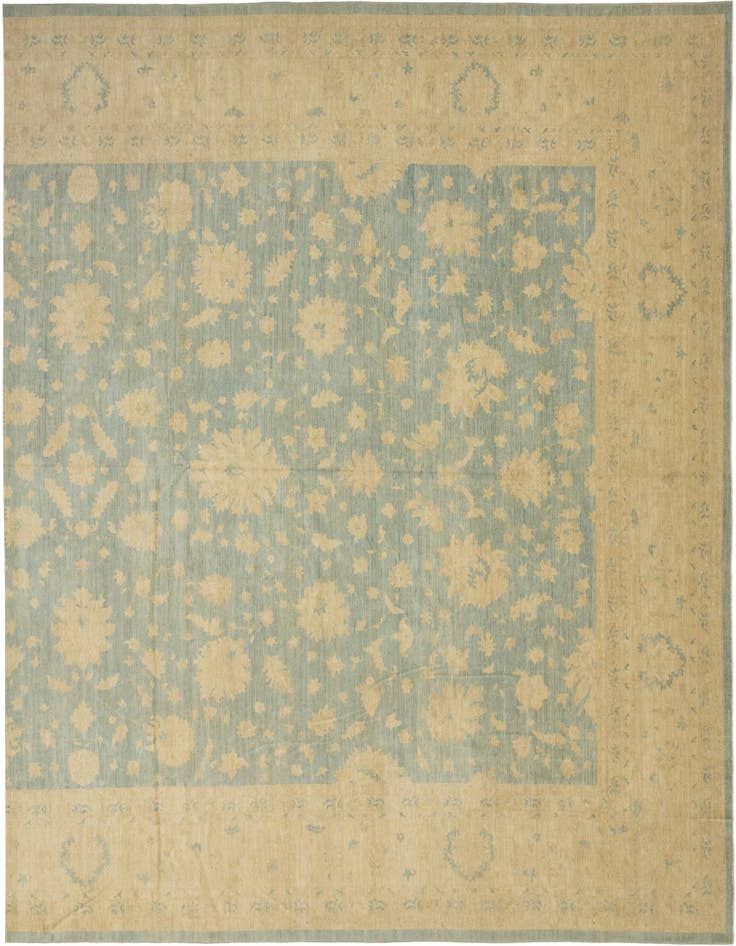 Detail image of  16' 4 x 25' 4  Hand Knotted Peshawar Ziegler Rug