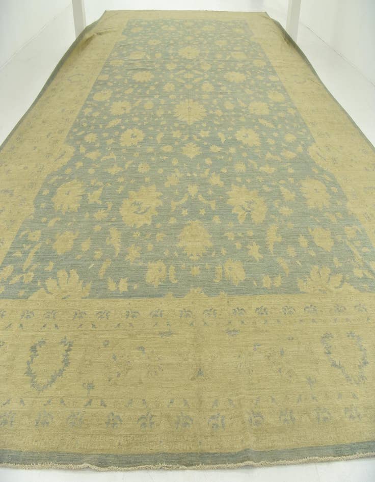 Detail image of  16' 4 x 25' 4  Hand Knotted Peshawar Ziegler Rug