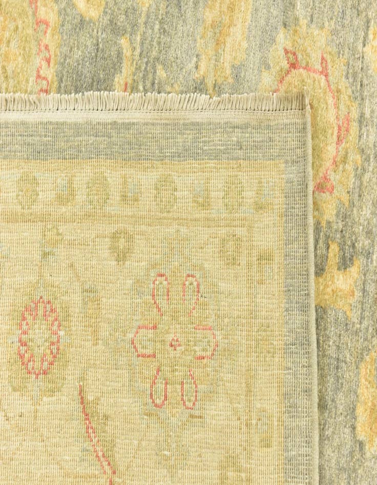 Detail image of  6' 7 x 9' 7  Hand Knotted Peshawar Ziegler Rug