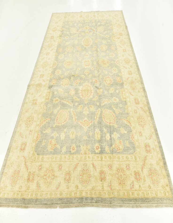 Detail image of  6' 7 x 9' 7  Hand Knotted Peshawar Ziegler Rug