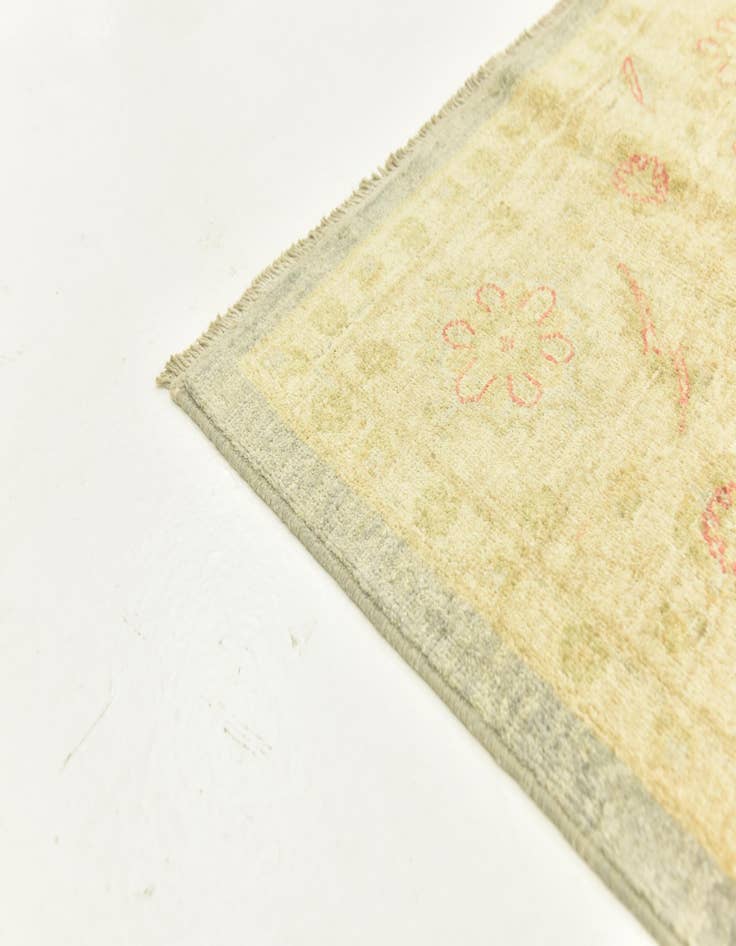 Detail image of  6' 7 x 9' 7  Hand Knotted Peshawar Ziegler Rug