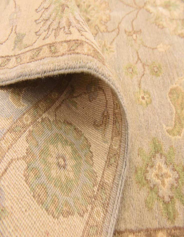 Detail image of  4' 1 x 6' 2  Hand Knotted Peshawar Ziegler Rug