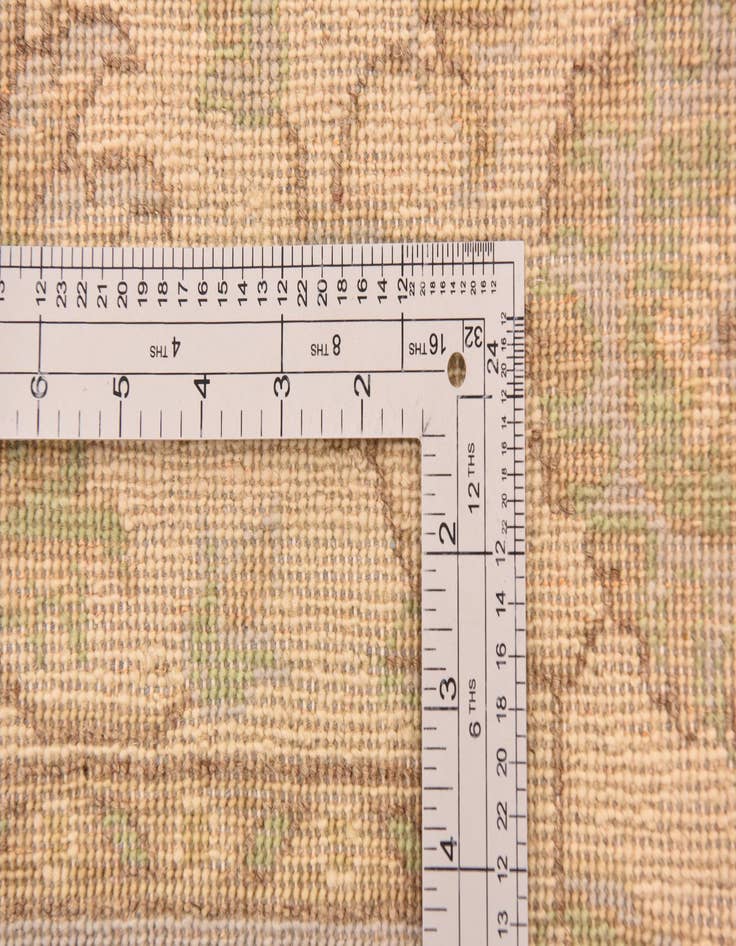 Detail image of  4' 1 x 6' 2  Hand Knotted Peshawar Ziegler Rug