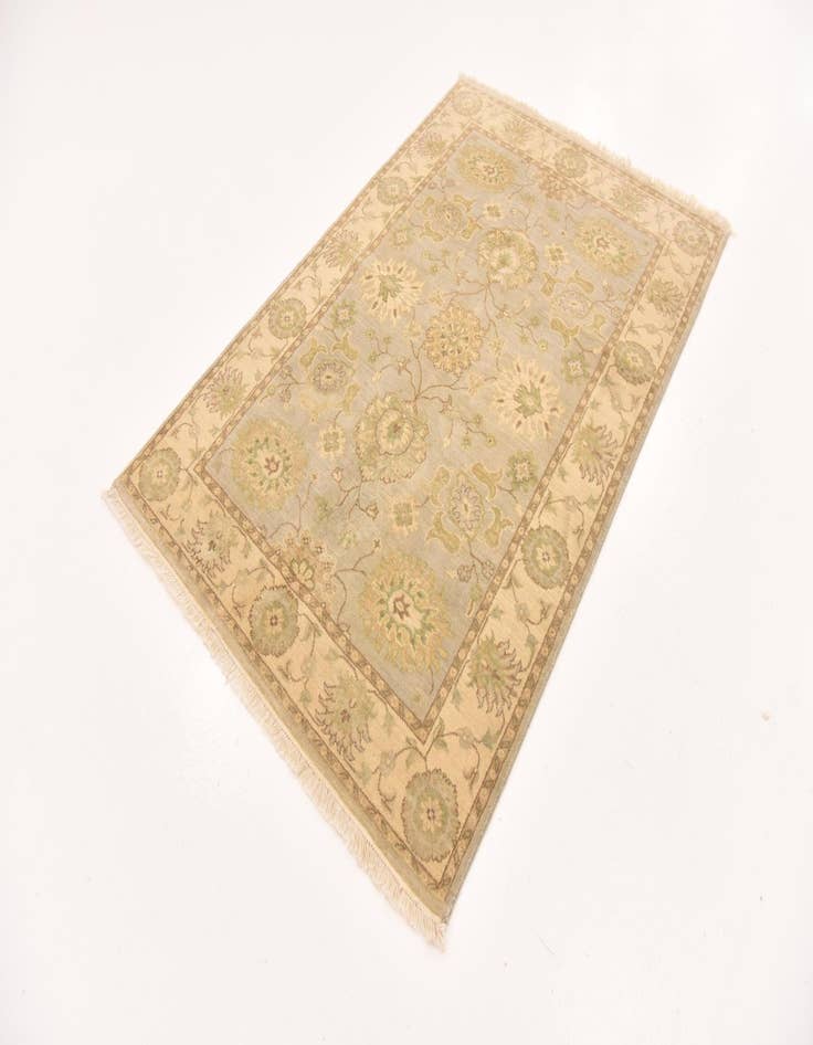 Detail image of  4' 1 x 6' 2  Hand Knotted Peshawar Ziegler Rug