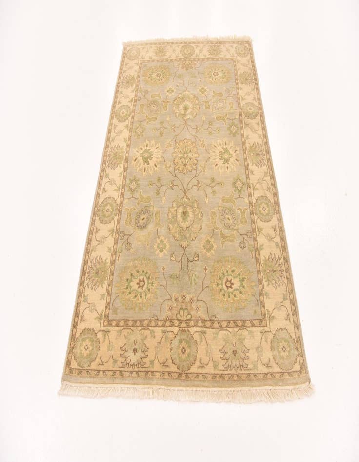 Detail image of  4' 1 x 6' 2  Hand Knotted Peshawar Ziegler Rug