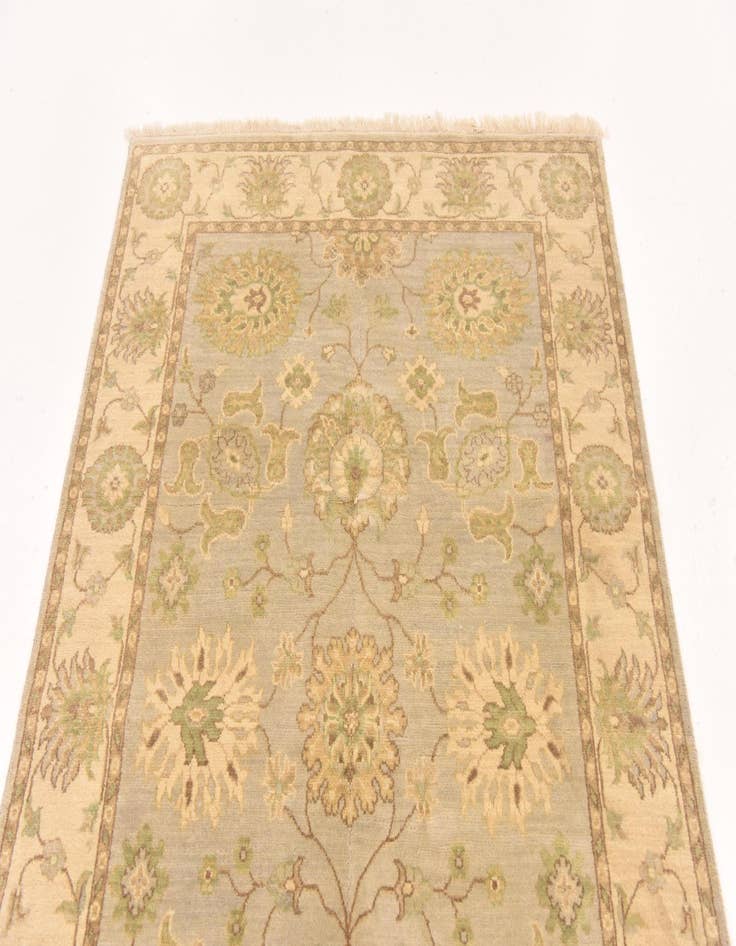 Detail image of  4' 1 x 6' 2  Hand Knotted Peshawar Ziegler Rug