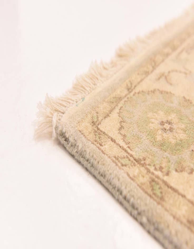 Detail image of  4' 1 x 6' 2  Hand Knotted Peshawar Ziegler Rug