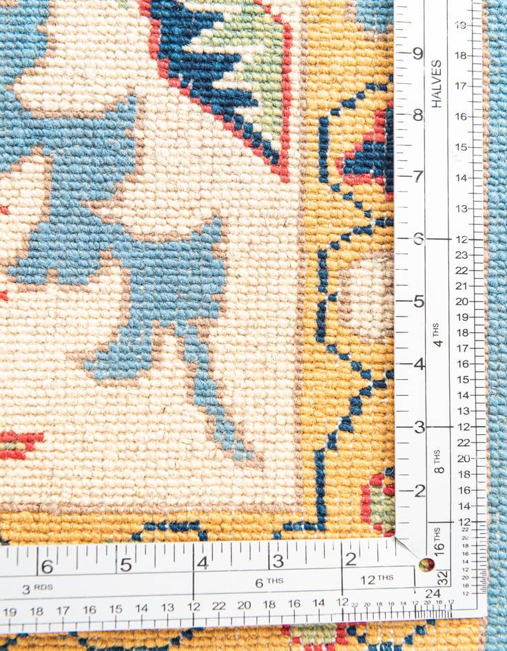 Detail image of  5' x 6' 10  Hand Knotted Peshawar Ziegler Rug