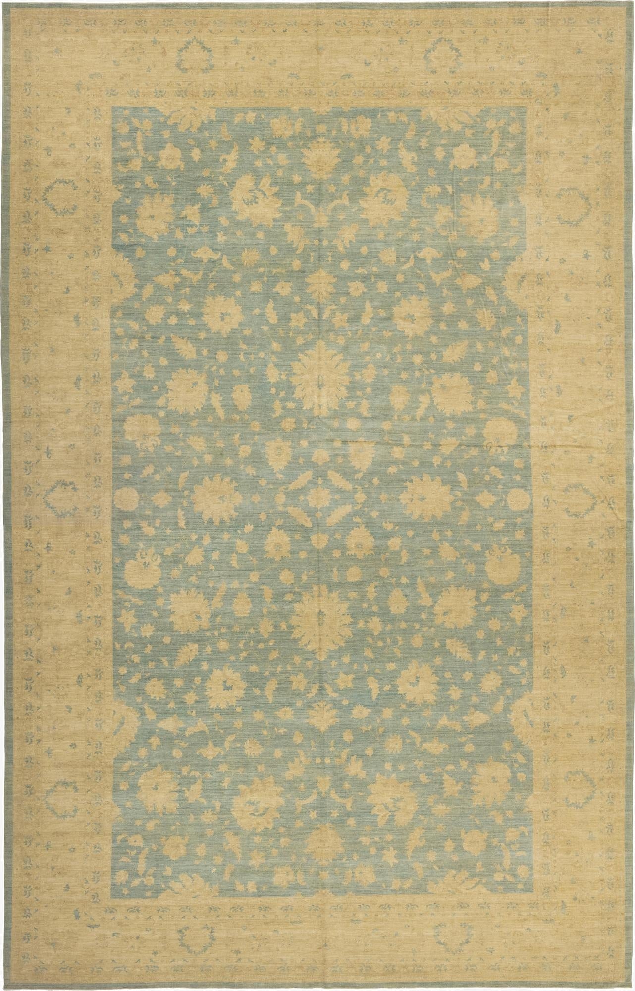  16' 4 x 25' 4  Hand Knotted Peshawar Ziegler Rug