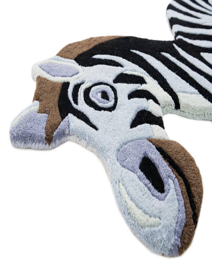 Detail image of  2' x 3' 4 Playtime Kids Wool Rug