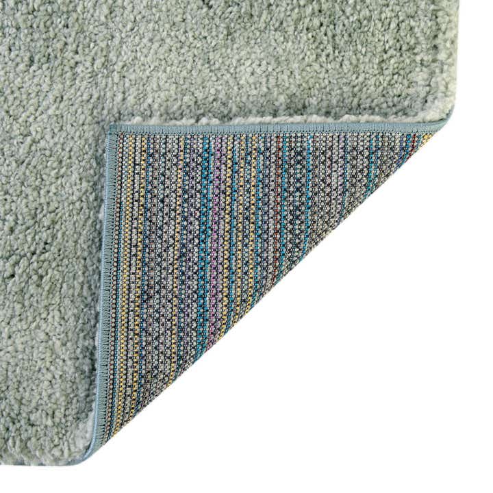 Light Blue 2' 2 x 3' Solid Frieze Rug | Rugs.com