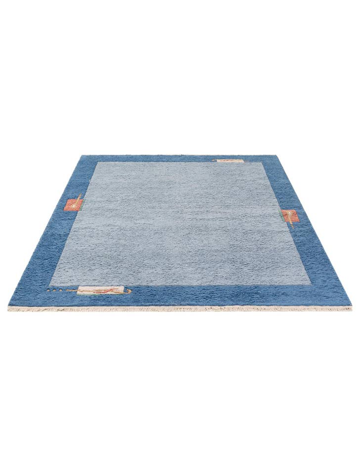 Detail image of  5' 7 x 7' 9  Hand Knotted Tibet Wool Rug