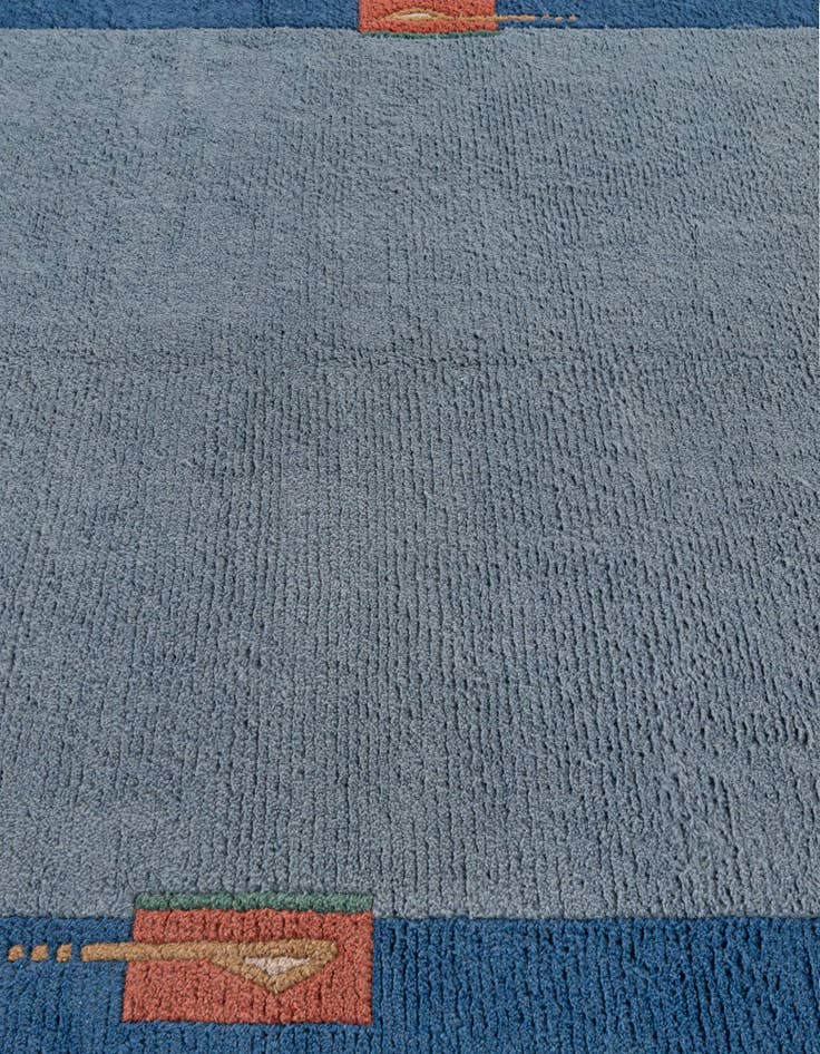 Detail image of  5' 7 x 7' 9  Hand Knotted Tibet Wool Rug