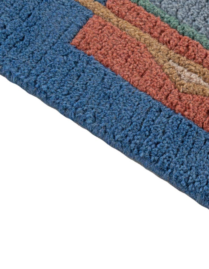 Detail image of  5' 7 x 7' 9  Hand Knotted Tibet Wool Rug