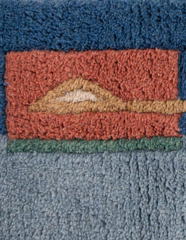 Detail image of  5' 7 x 7' 9  Hand Knotted Tibet Wool Rug