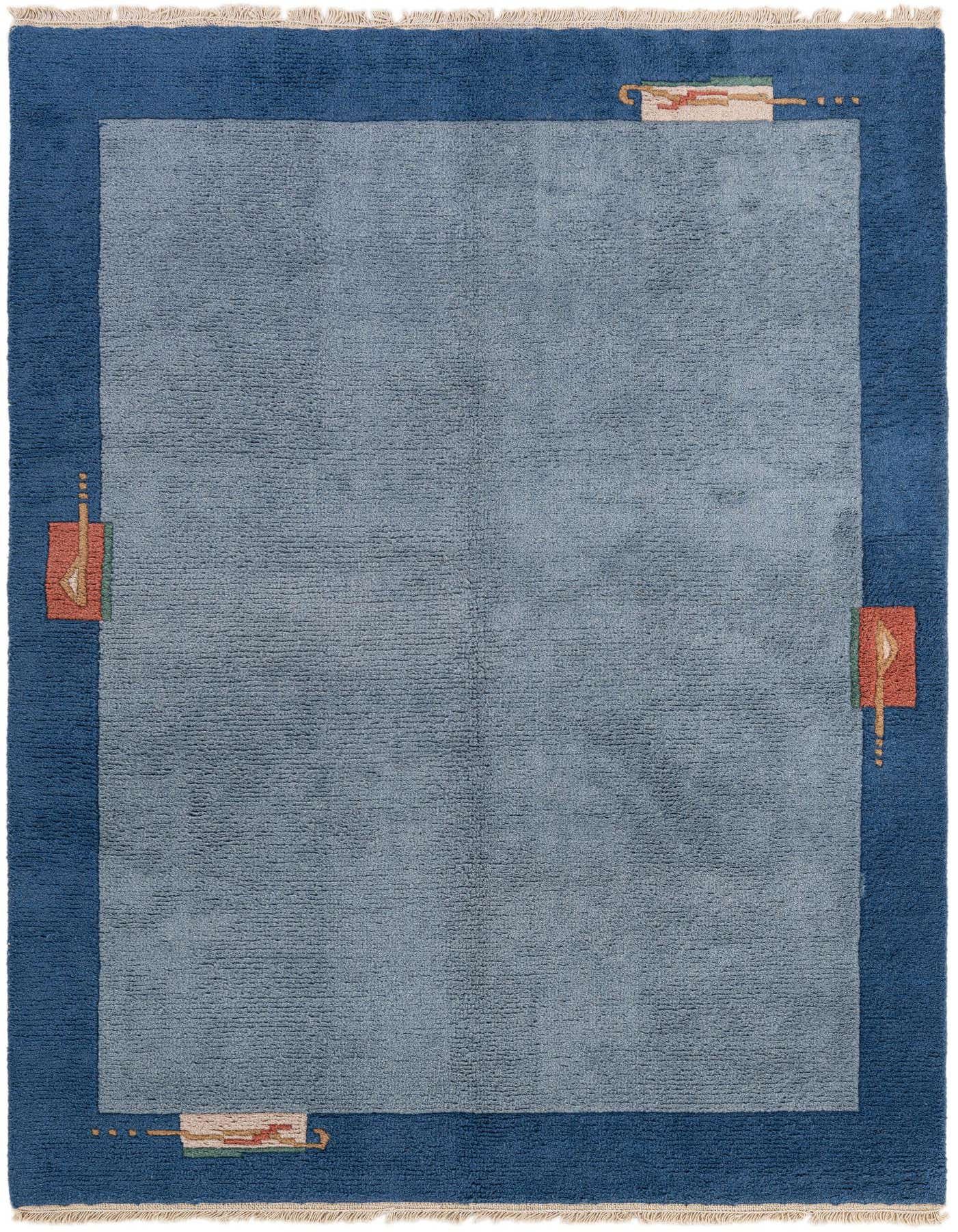 Primary image  5' 7 x 7' 9  Hand Knotted Tibet Wool Rug