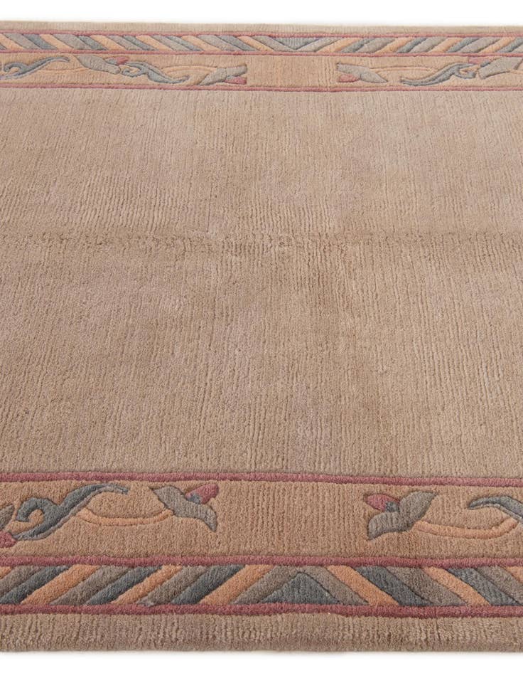 Detail image of  4' 10 x 6' 5  Hand Knotted Tibet Wool Rug