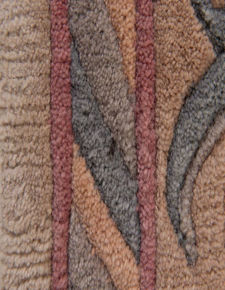 Detail image of  4' 10 x 6' 5  Hand Knotted Tibet Wool Rug