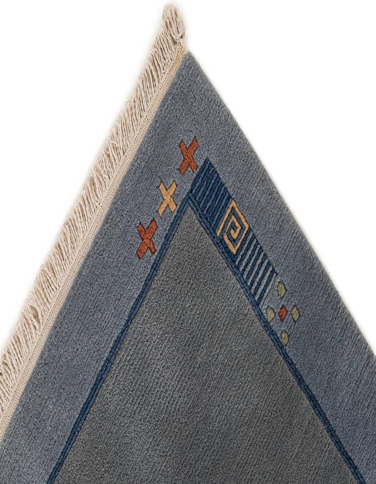 Detail image of  6' 9 x 8' 3  Hand Knotted Tibet Wool Rug