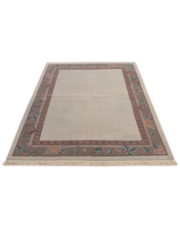 Detail image of  5' 8 x 7' 11  Hand Knotted Tibet Wool Rug