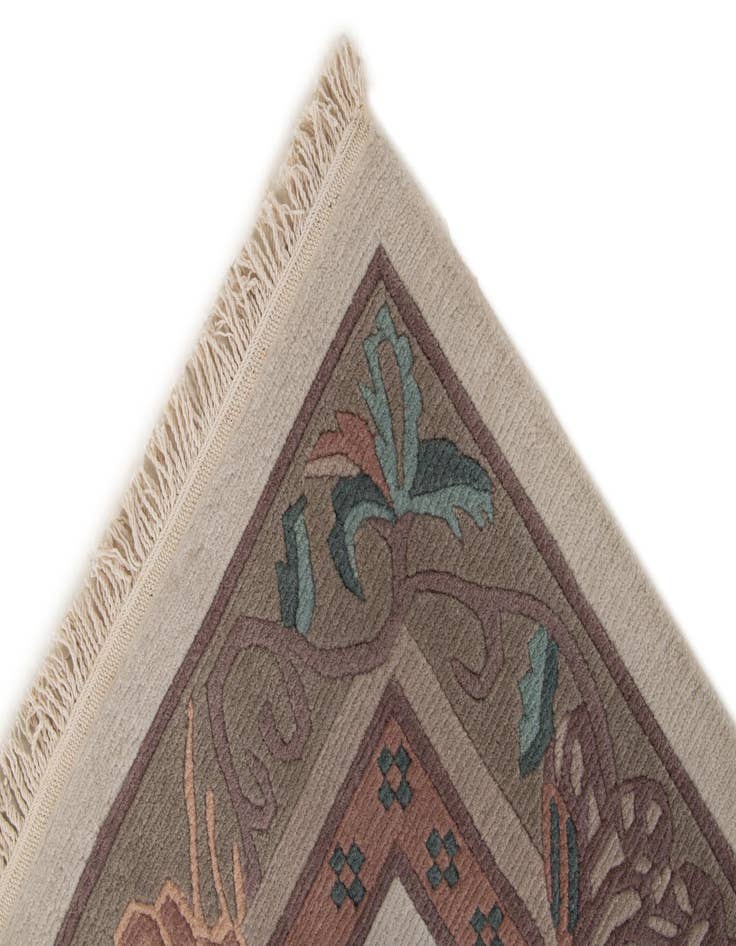 Detail image of  5' 8 x 7' 11  Hand Knotted Tibet Wool Rug