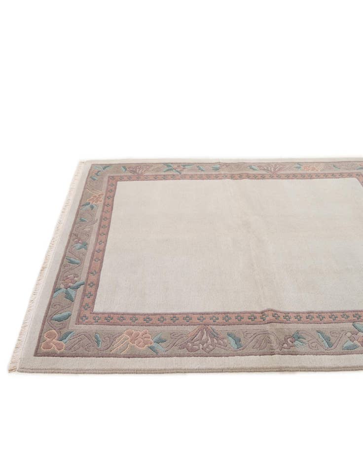 Detail image of  5' 8 x 7' 11  Hand Knotted Tibet Wool Rug