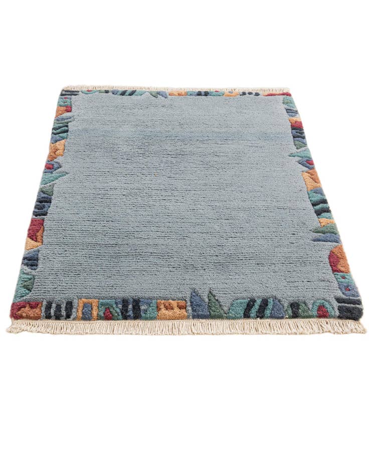 Detail image of  2' 1 x 2' 11  Hand Knotted Tibet Wool Rug