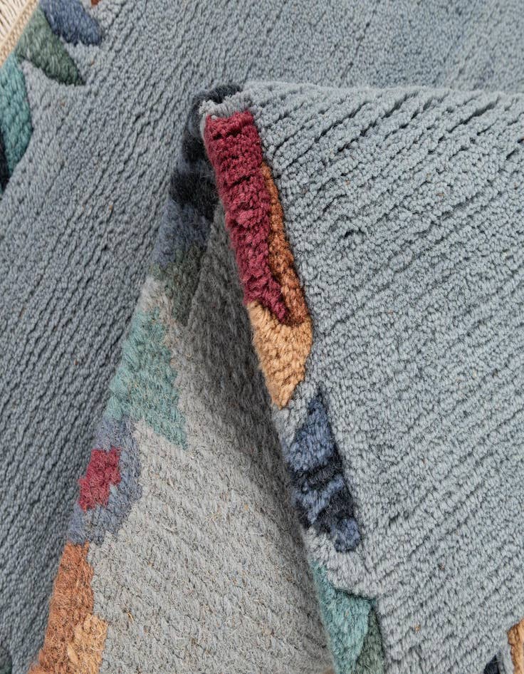 Detail image of  2' 1 x 2' 11  Hand Knotted Tibet Wool Rug