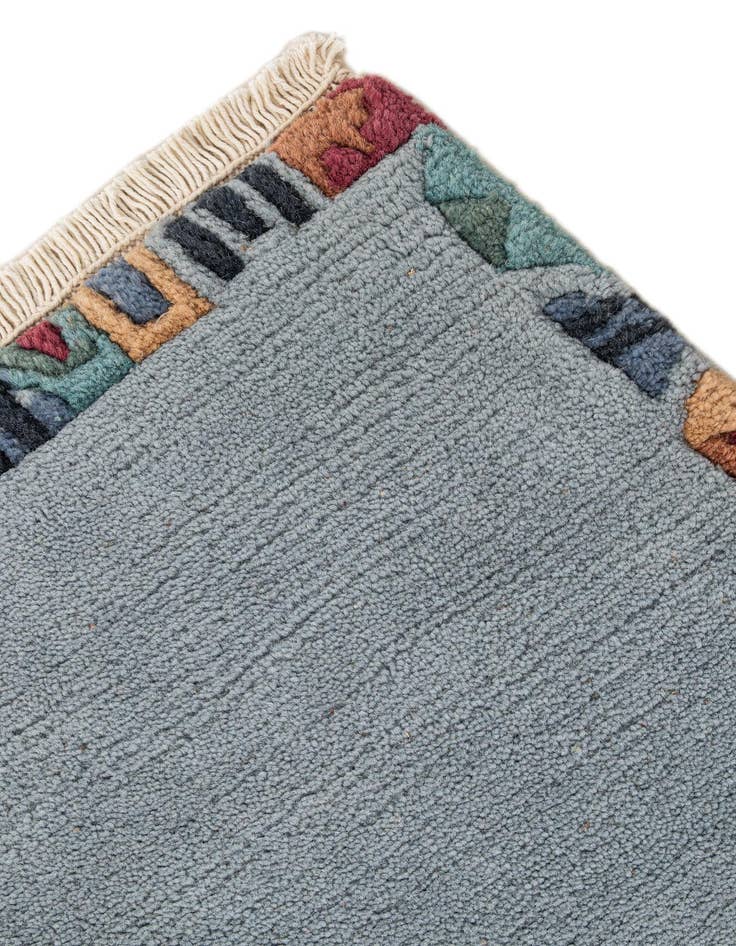 Detail image of  2' 1 x 2' 11  Hand Knotted Tibet Wool Rug