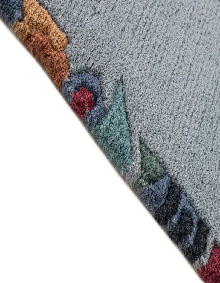 Detail image of  2' 1 x 2' 11  Hand Knotted Tibet Wool Rug