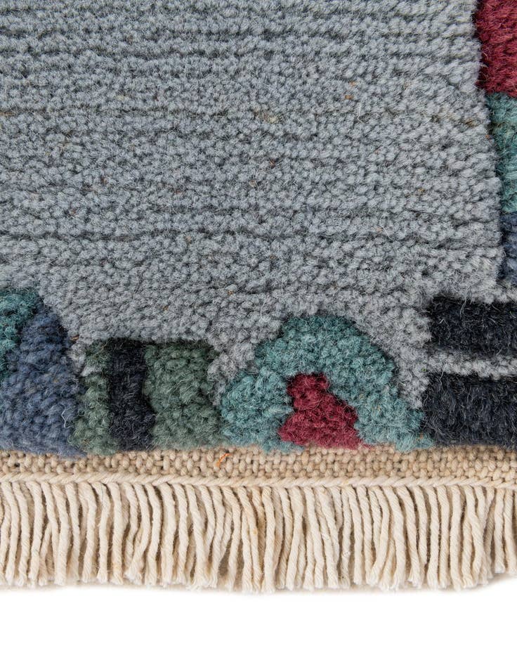 Detail image of  2' 1 x 2' 11  Hand Knotted Tibet Wool Rug