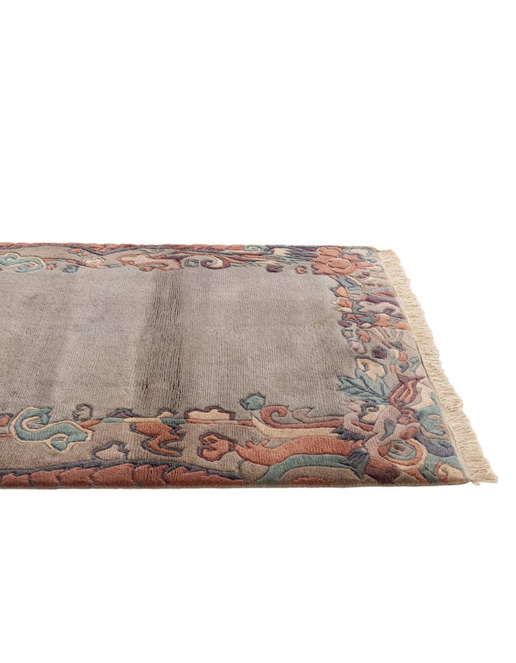 Detail image of  4' 1 x 6'  Hand Knotted Tibet Wool Rug