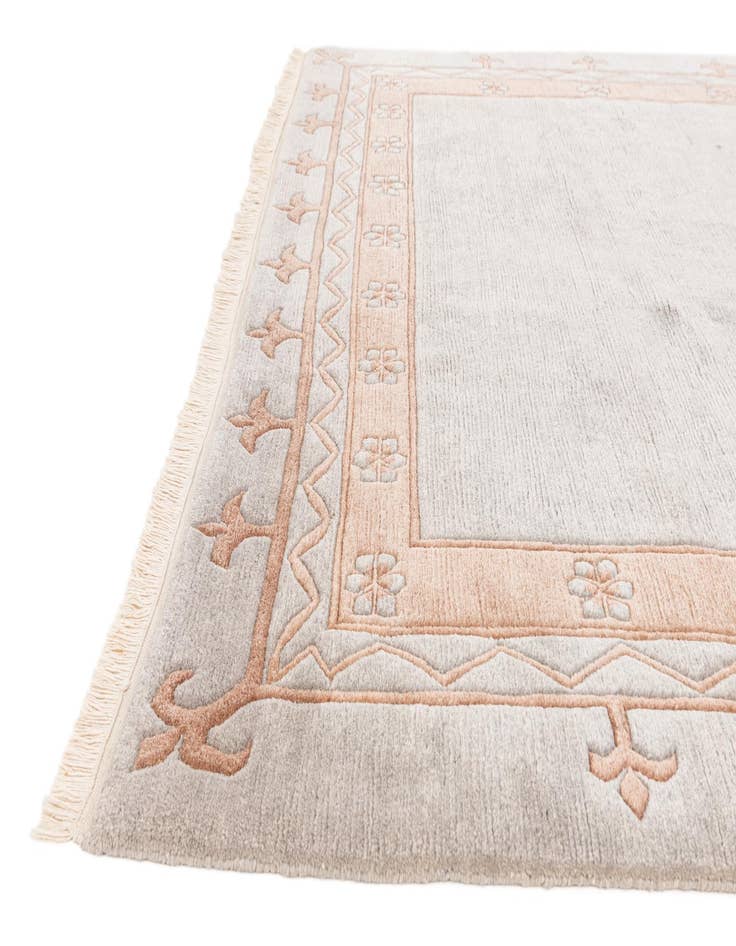 Detail image of  6' 8 x 10'  Hand Knotted Tibet Wool Rug