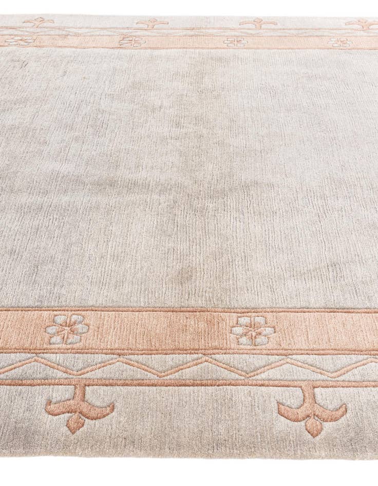 Detail image of  6' 8 x 10'  Hand Knotted Tibet Wool Rug