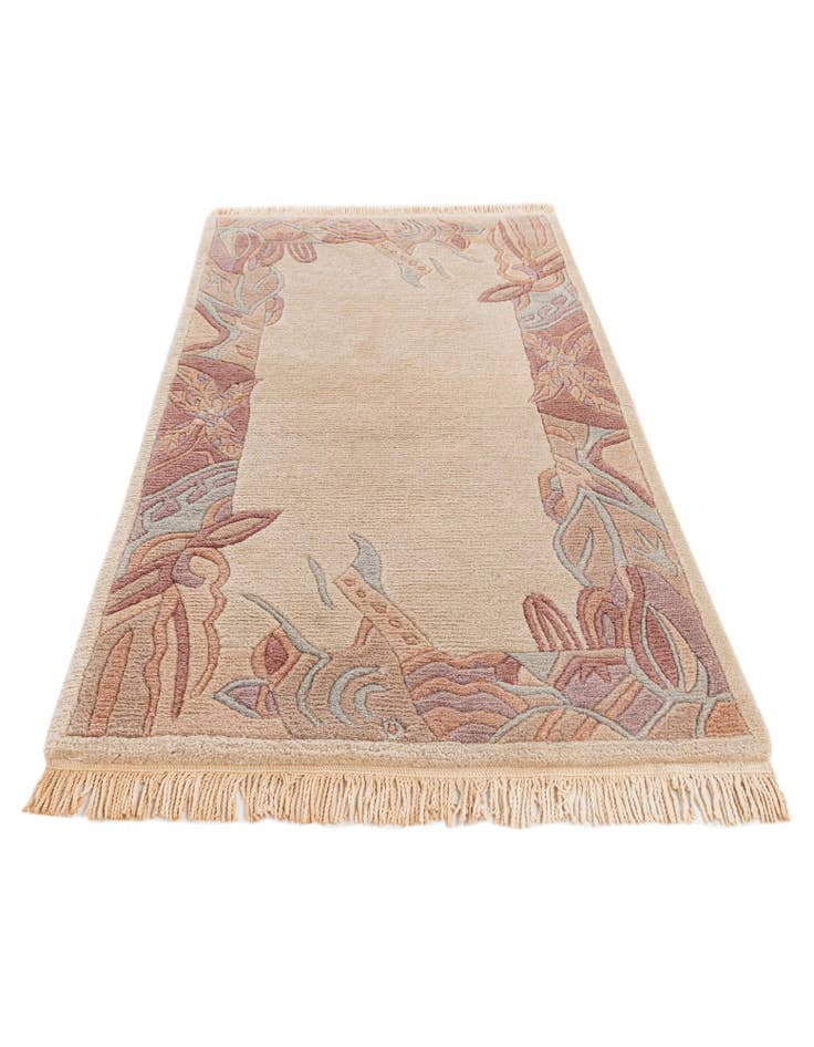 Detail image of  2' 4 x 4' 5  Hand Knotted Tibet Wool Rug