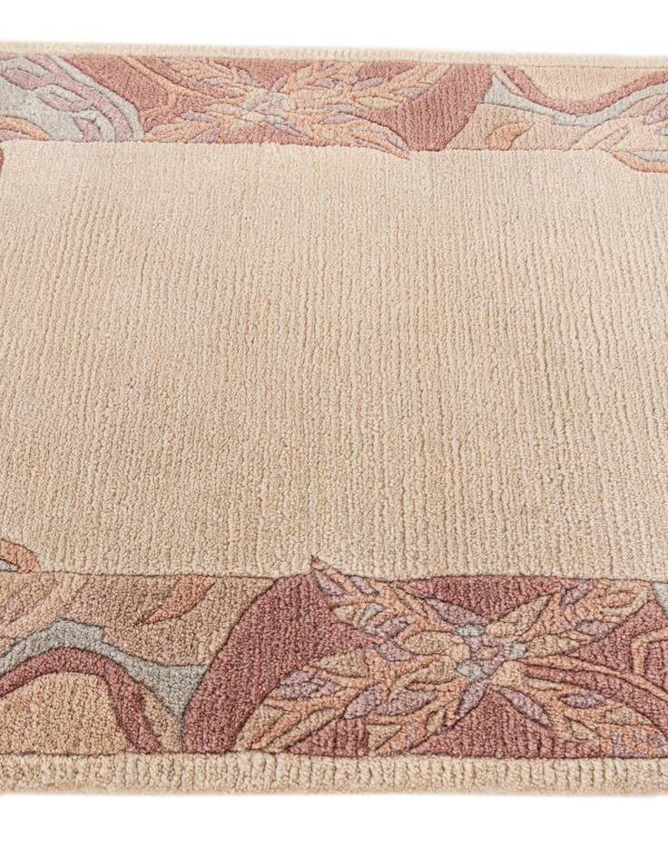 Detail image of  2' 4 x 4' 5  Hand Knotted Tibet Wool Rug