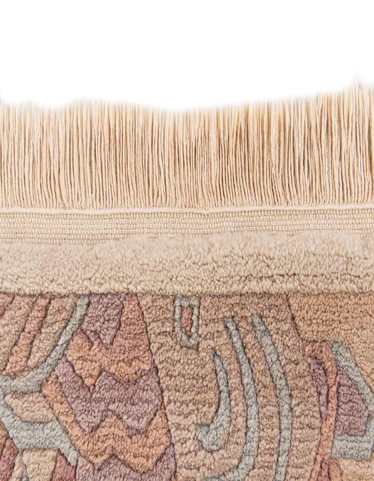 Detail image of  2' 4 x 4' 5  Hand Knotted Tibet Wool Rug