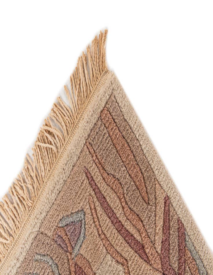 Detail image of  2' 4 x 4' 5  Hand Knotted Tibet Wool Rug