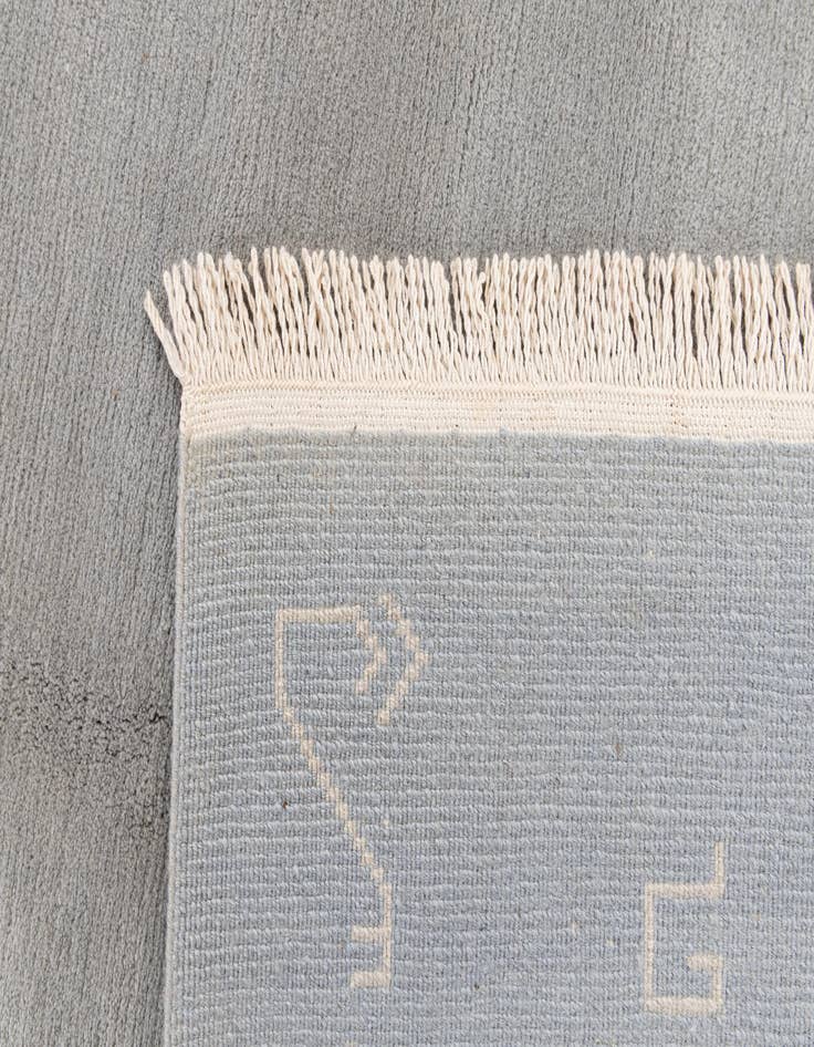 Detail image of  5' 7 x 7' 8  Hand Knotted Tibet Wool Rug