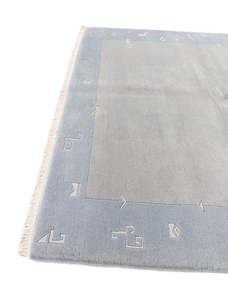 Detail image of  5' 7 x 7' 8  Hand Knotted Tibet Wool Rug