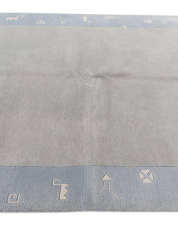 Detail image of  5' 7 x 7' 8  Hand Knotted Tibet Wool Rug