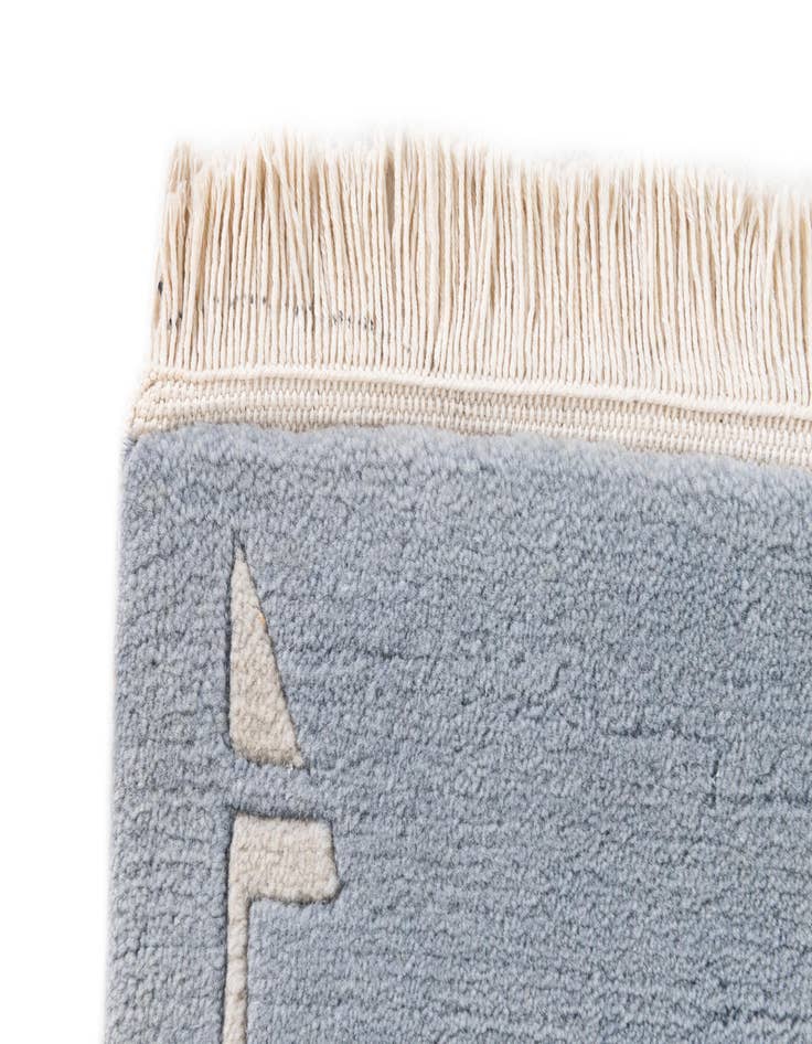 Detail image of  5' 7 x 7' 8  Hand Knotted Tibet Wool Rug