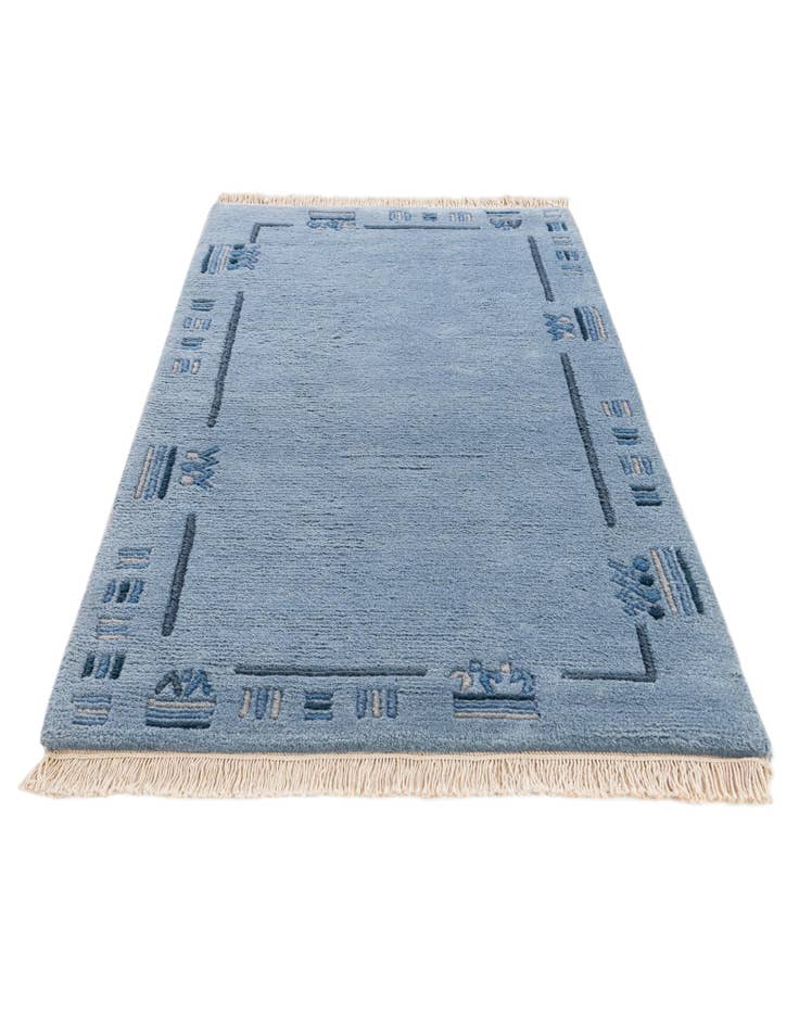 Detail image of  2' 6 x 4' 7  Hand Knotted Tibet Wool Rug